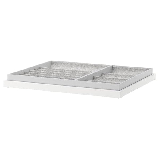 KOMPLEMENT - Pull-out tray with insert, white, 75x58 cm - best price from Maltashopper.com 89249375