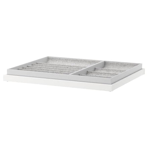 KOMPLEMENT - Pull-out tray with insert, white, 75x58 cm