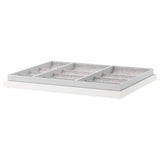 KOMPLEMENT pull-out tray with insert, white, 75x58 cm