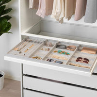 KOMPLEMENT - Pull-out tray with insert, white, 100x58 cm - best price from Maltashopper.com 49249363