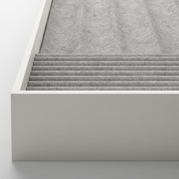 KOMPLEMENT - Pull-out tray with insert, white, 100x58 cm - Premium Armoires & Wardrobes from Ikea - Just €142.99! Shop now at Maltashopper.com