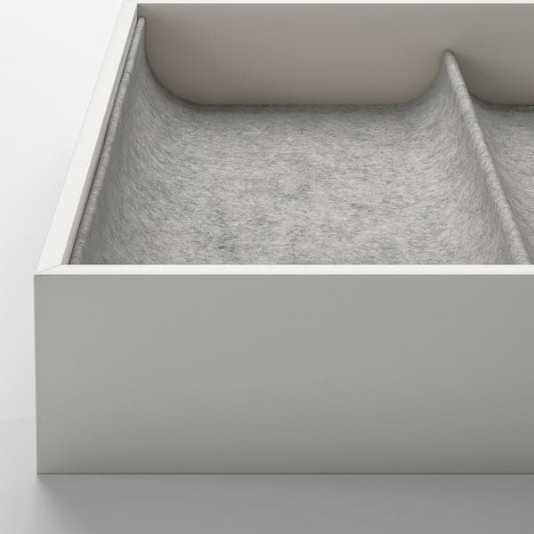 KOMPLEMENT - Pull-out tray with insert, white, 100x58 cm - Premium Armoires & Wardrobes from Ikea - Just €123.99! Shop now at Maltashopper.com