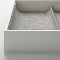 KOMPLEMENT - Pull-out tray with insert, white, 100x58 cm - best price from Maltashopper.com 49249363