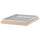 KOMPLEMENT - KOMPLEMENT Pull-out tray with insert, white stained oak effect, 50x58 cm