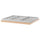 KOMPLEMENT - KOMPLEMENT Pull-out tray with insert, white stained oak effect, 75x58 cm