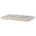 KOMPLEMENT - KOMPLEMENT Pull-out tray with insert, white stained oak effect, 100x58 cm