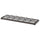 KOMPLEMENT - Pull-out tray with divider, dark grey/light grey, 100x35 cm