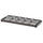 KOMPLEMENT - Pull-out tray with divider, dark grey/light grey, 75x35 cm