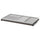 KOMPLEMENT - KOMPLEMENT Pull-out tray with insert, dark grey/light grey, 100x58 cm