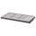 KOMPLEMENT - KOMPLEMENT Pull-out tray with insert, dark grey/light grey, 100x58 cm