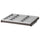 KOMPLEMENT - KOMPLEMENT Pull-out tray with insert, dark grey/light grey, 75x58 cm