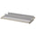 KOMPLEMENT pull-out tray with shoe insert, grey-beige/light grey, 100x58 cm