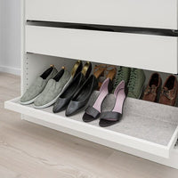 KOMPLEMENT - Pull-out tray with shoe insert, white/light grey, 100x58 cm - best price from Maltashopper.com 29332075