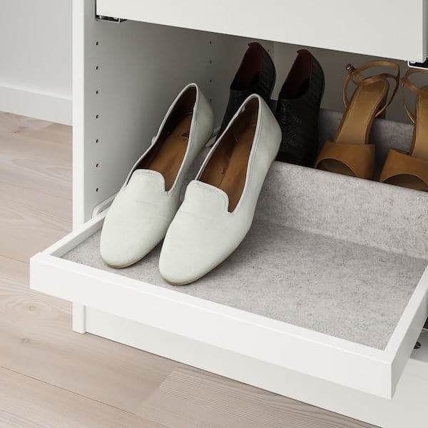 KOMPLEMENT - Pull-out tray with shoe insert, white/light grey, 50x58 cm - best price from Maltashopper.com 79332087