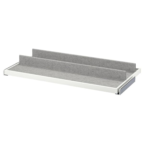 KOMPLEMENT - Pull-out tray with shoe insert, white/light grey, 100x58 cm - best price from Maltashopper.com 29332075