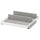 KOMPLEMENT - KOMPLEMENT Pull-out tray with shoe insert, white/light grey, 50x58 cm