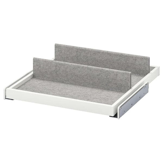 Ikea KOMPLEMENT - Pull-out tray with shoe insert, white/light grey, 50x58 cm