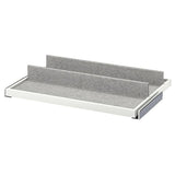 KOMPLEMENT pull-out tray with shoe insert, white/light grey, 75x58 cm