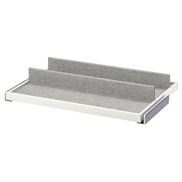 KOMPLEMENT - Pull-out tray with shoe insert, white/light grey, 75x58 cm - best price from Maltashopper.com 89332100