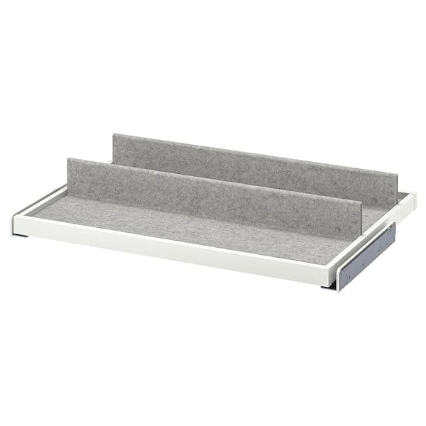 Ikea KOMPLEMENT - Pull-out tray with shoe insert, white/light grey, 75x58 cm