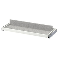 KOMPLEMENT pull-out tray with shoe insert, white/light grey, 75x35 cm