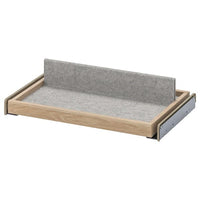 KOMPLEMENT - Pull-out tray with shoe insert, white stained oak effect/light grey, 50x35 cm - best price from Maltashopper.com 89332124