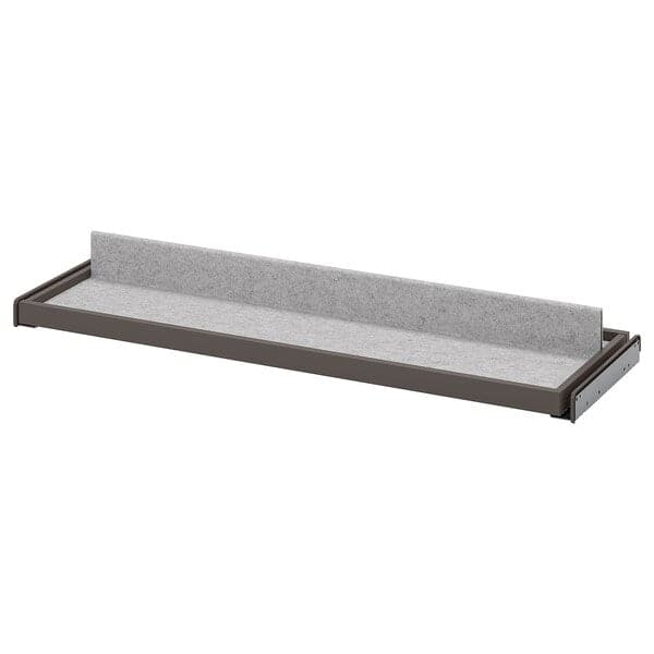 KOMPLEMENT - Pull-out tray with shoe insert, dark grey/light grey, 100x35 cm - best price from Maltashopper.com 59436986