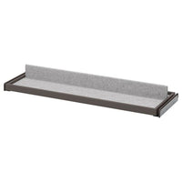 KOMPLEMENT pull-out tray with shoe insert, dark grey/light grey, 100x35 cm
