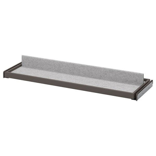Ikea KOMPLEMENT - Pull-out tray with shoe insert, dark grey/light grey, 100x35 cm