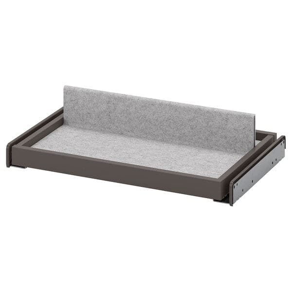 KOMPLEMENT - Pull-out tray with shoe insert, dark grey/light grey, 50x35 cm - best price from Maltashopper.com 99436989