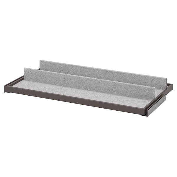 KOMPLEMENT - Pull-out tray with shoe insert, dark grey/light grey, 100x58 cm - best price from Maltashopper.com 39437029