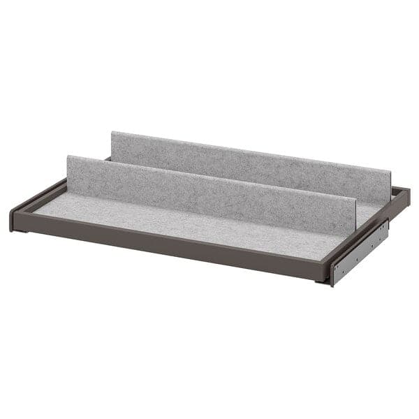 KOMPLEMENT - Pull-out tray with shoe insert, dark grey/light grey, 75x58 cm - best price from Maltashopper.com 79437027