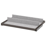 KOMPLEMENT pull-out tray with shoe insert, dark grey/light grey, 75x58 cm