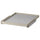 KOMPLEMENT - KOMPLEMENT Pull-out tray with drawer mat, grey-beige/light grey, 50x58 cm