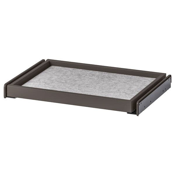 KOMPLEMENT - Pull-out tray with drawer mat, dark grey/light grey, 50x35 cm - best price from Maltashopper.com 89554959