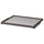 KOMPLEMENT - KOMPLEMENT Pull-out tray with drawer mat, dark grey/light grey, 75x58 cm
