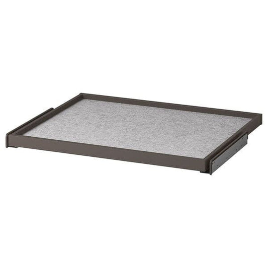 Ikea KOMPLEMENT - Pull-out tray with drawer mat, dark grey/light grey, 75x58 cm