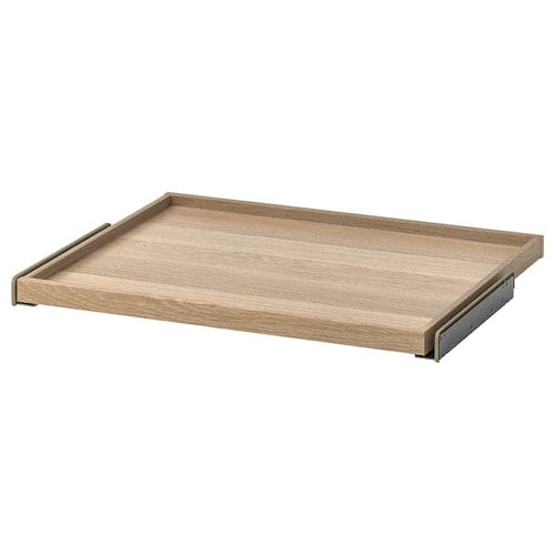 KOMPLEMENT - Pull-out tray, white stained oak effect, 75x58 cm