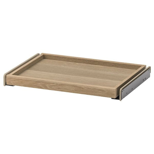 KOMPLEMENT - Pull-out tray, white stained oak effect, 50x35 cm