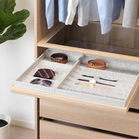 KOMPLEMENT - Pull-out tray, white stained oak effect, 75x58 cm - best price from Maltashopper.com 80246376