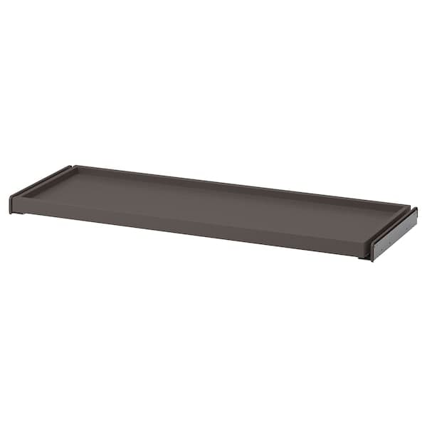 KOMPLEMENT - Pull-out tray, dark grey, 100x35 cm - best price from Maltashopper.com 70509486