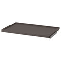 KOMPLEMENT pull-out tray, dark grey, 100x58 cm