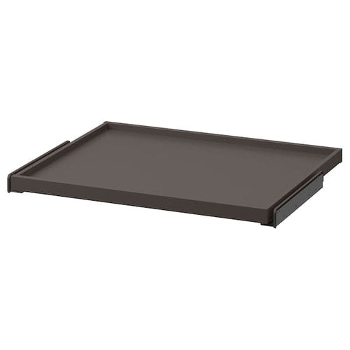 KOMPLEMENT - Pull-out tray, dark grey, 75x58 cm