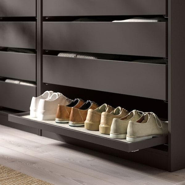 Ikea KOMPLEMENT - Pull-out tray, dark grey, 100x58 cm