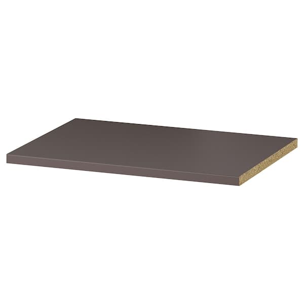 KOMPLEMENT - Shelf, dark grey, 50x35 cm - best price from Maltashopper.com 20509455