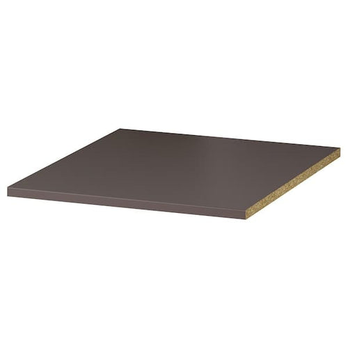 KOMPLEMENT - Shelf, dark grey, 50x58 cm