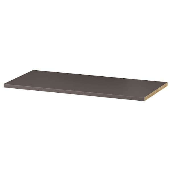 Ikea KOMPLEMENT - Shelf, dark grey, 75x35 cm