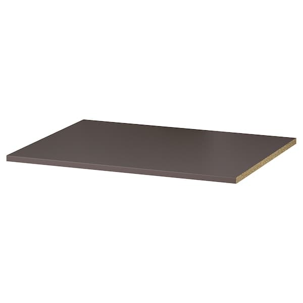 Ikea KOMPLEMENT - Shelf, dark grey, 75x58 cm