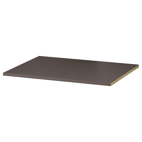 KOMPLEMENT - Shelf, dark grey, 75x58 cm