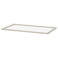 KOMPLEMENT - Glass shelf, beige, 100x58 cm - best price from Maltashopper.com 70509113